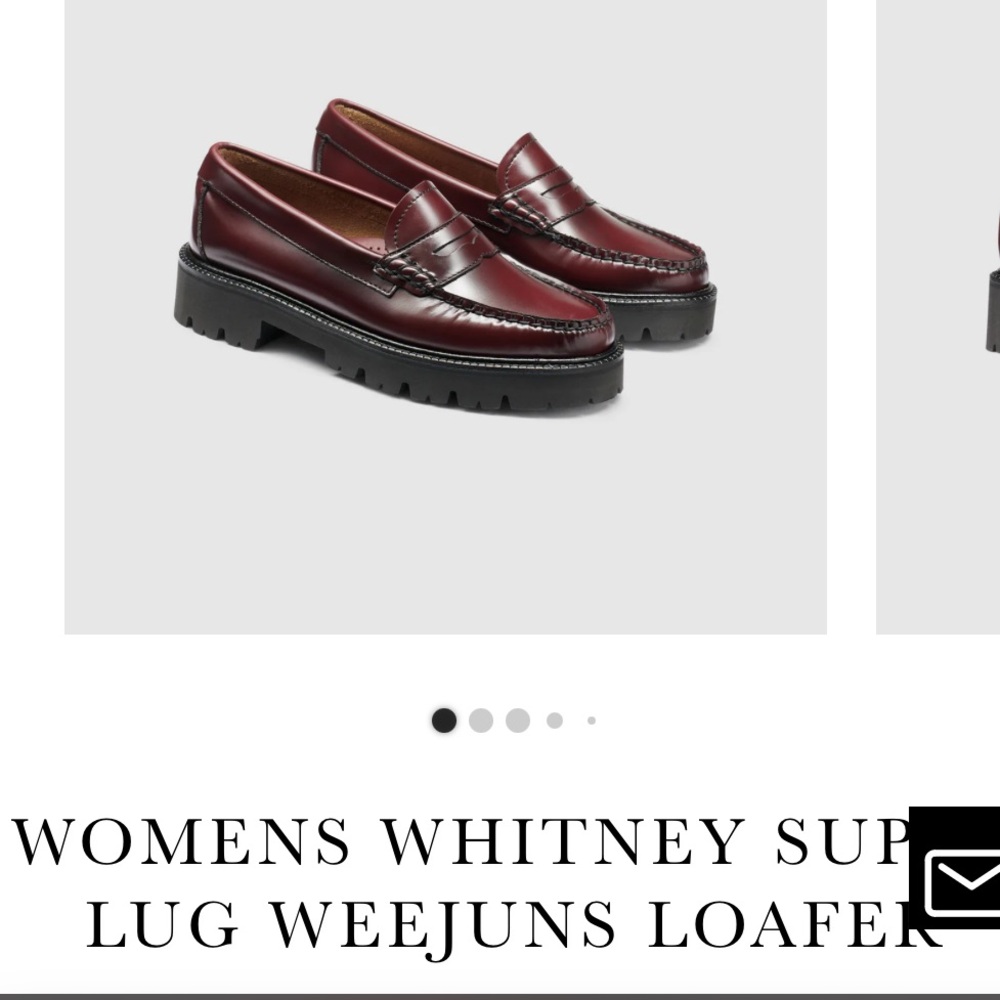 G.H. Bass WOMENS WHITNEY SUPER LUG WEEJUNS LOAFER